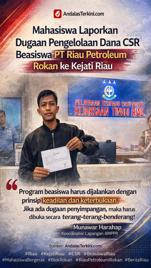 Mahasiswa Riau Laporkan Pengelolaan Beasiswa CSR PT Riau Petroleum Rokan ke Kejaksaan