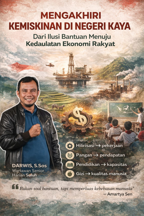 Mengakhiri Kemiskinan di Negeri Kaya: Koreksi Arah Kebijakan Menuju Kedaulatan Ekonomi Rakyat