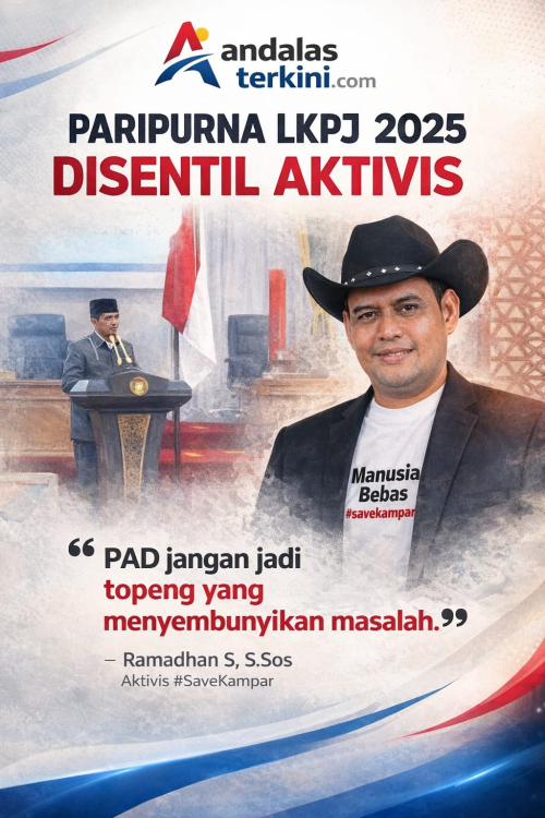 Paripurna LKPJ 2025 Disentil Aktivis, Ramadhan, S.Sos: PAD Jangan Jadi Topeng yang Menyembunyikan Masalah
