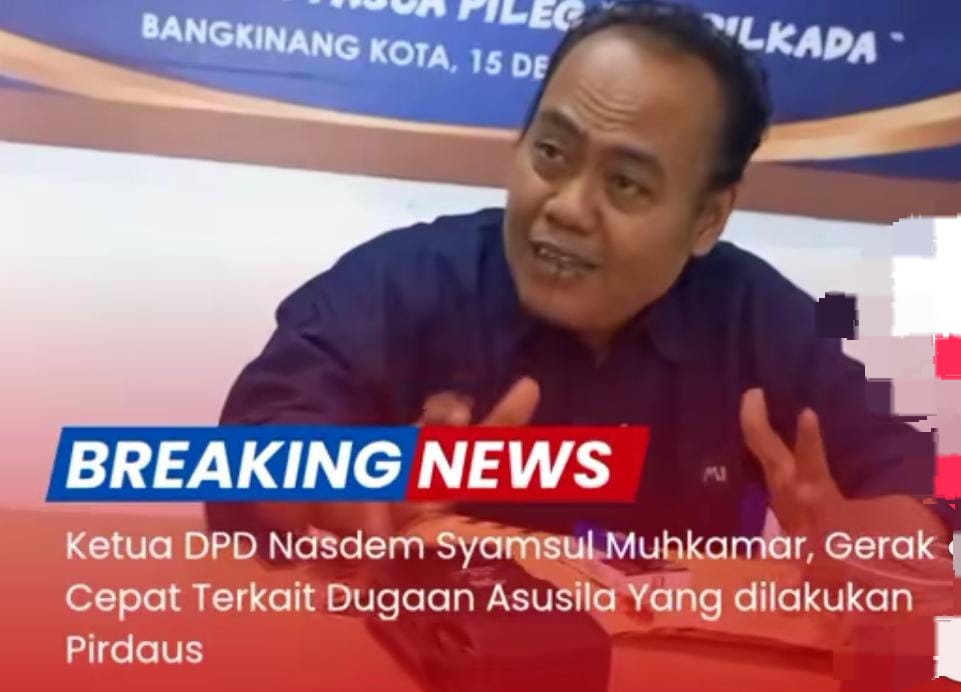 DPD Nasdem Kampar Proses Dugaan Asusila Oknum Anggota Dewan