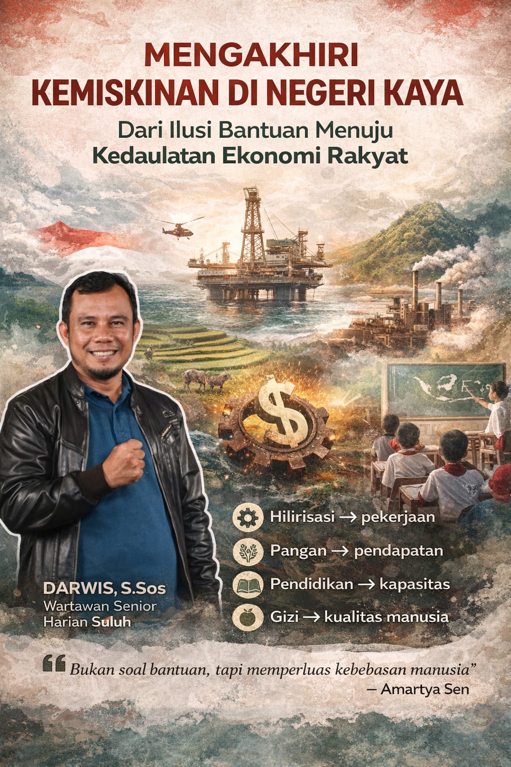 Mengakhiri Kemiskinan di Negeri Kaya: Koreksi Arah Kebijakan Menuju Kedaulatan Ekonomi Rakyat