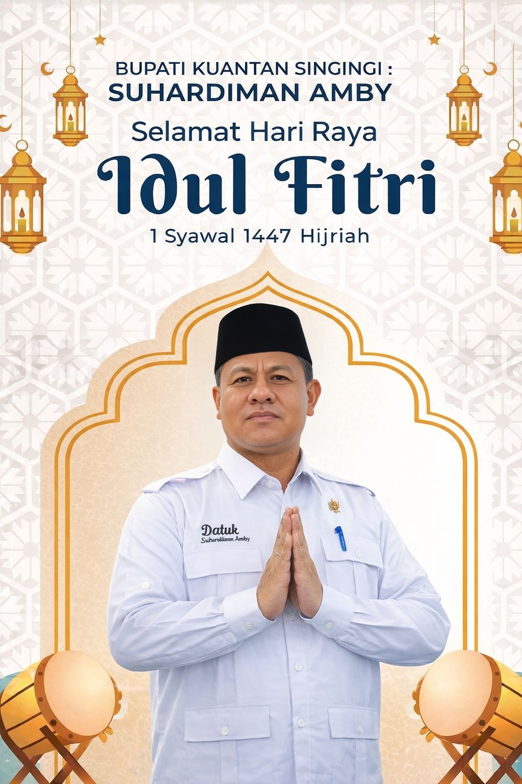 Terima Kasih Masyarakat Provinsi Riau Telah Memberikan Amanah kepada Abdul Wahid - SF Hariyanto Untuk Memimpin Provinsi Riau Lima Tahun Mendatang
