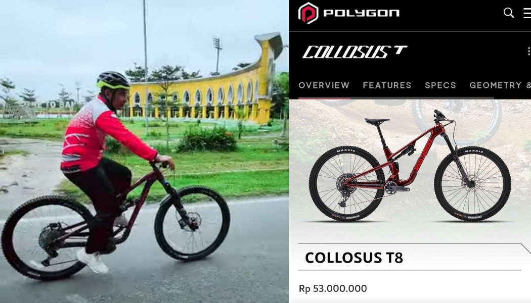 Santai Bersepeda Rp 53 Juta, Gaya Hedon Bupati Kampar Tuai Kritik Mahasiswa Nilai Abaikan Asas Kepatutan